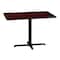 Flash Furniture Rectangle Laminate Table, Laminate Top, Wood Grain XU-MAHTB-3042-T2230-GG - alternate 2