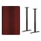 Flash Furniture Rectangle Laminate Table, Laminate Top, Wood Grain XU-MAHTB-3048-T0522B-GG - alternate 2