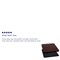 Flash Furniture Square Square Table Top, Black or Mahogany Rever, 24" W, 24" L, 1.125" H, Black/Mahogany XU-MBT-2424-GG - alternate 2