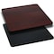 Flash Furniture Square Square Table Top with Black or Mahogany, 42" W, 42" L, 1.125" H, Black/Mahogany XU-MBT-4242-GG - alternate 1