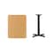 Flash Furniture Rectangle Natural Laminate Table, 24" W, 30" L, 31.125" H, Laminate Top, Wood Grain XU-NATTB-2430-T2222-GG - alternate 2