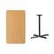 Flash Furniture Rectangle Natural Laminate Table, Laminate Top, Wood Grain XU-NATTB-2442-T2230-GG - alternate 2