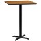 Flash Furniture Square Natural Laminate Table, Laminate Top, Wood Grain XU-NATTB-3030-T2222B-GG - alternate 4