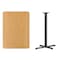 Flash Furniture Rectangle Natural Laminate Table, Laminate Top, Wood Grain XU-NATTB-3042-T2230B-GG - alternate 3