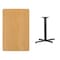Flash Furniture Rectangle Natural Laminate Table, Laminate Top, Wood Grain XU-NATTB-3048-T2230-GG - alternate 3