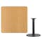 Flash Furniture Square Natural Laminate Table, Laminate Top, Wood Grain XU-NATTB-4242-TR24-GG - alternate 2