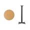 Flash Furniture Round Natural Laminate Table, Natural XU-RD-24-NATTB-T2222B-GG - alternate 3