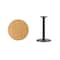 Flash Furniture Round Natural Laminate Table, Laminate Top, Wood Grain XU-RD-24-NATTB-TR18-GG - alternate 3