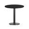 Flash Furniture Round Laminate Table Top, Laminate Top, Wood Grain XU-RD-30-BLKTB-TR18-GG - alternate 3