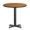 Flash Furniture Round Natural Laminate Table, Laminate Top, Wood Grain XU-RD-30-NATTB-T2222-GG - alternate 4