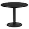 Flash Furniture Round Laminate Table Top, Laminate Top, Wood Grain XU-RD-36-BLKTB-TR24-GG - alternate 4