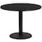 Flash Furniture Round Laminate Table Top, Laminate Top, Wood Grain XU-RD-42-BLKTB-TR24-GG - alternate 3