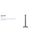 Flash Furniture Beverly 22'' x 22'' Restaurant Table X-Base with 3'' Dia. Bar Height Column XU-T2222-BAR-GG - alternate 4