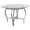 Flash Furniture Round Glass Table/Silver Frame, Round, 45", 45" W, 45" L, 29.5" H, Glass, Clear XU-TBG-23-GG - alternate 1