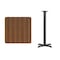 Flash Furniture Square Laminate Table, Laminate Top, Wood Grain XU-WALTB-3030-T2222B-GG - alternate 2