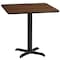 Flash Furniture Square Laminate Table, Laminate Top, Wood Grain XU-WALTB-3030-T2222-GG - alternate 2