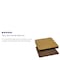 Flash Furniture Square Square Table Top, Natural or Walnut Rever, 24" W, 24" L, 1.125" H, Natural/Walnut XU-WNT-2424-GG - alternate 3