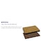 Flash Furniture Natural/Walnut Reversible Top, 30" x 48 XU-WNT-3048-GG - alternate 3