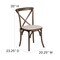 Flash Furniture Hercules Chair, 20-1/4 in W 23-1/4" L 35" H XU-X-EA-NTC-GG - alternate 10