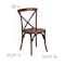 Flash Furniture Hercules Chair, Wood Back, 20-1/4 in W 23-1/4" L 35" H XU-X-MAH-GG - alternate 5