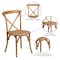 Flash Furniture Hercules Chair, Wood Back, 20-1/4 in W 23-1/4" L 35" H XU-X-OAK-GG - alternate 9