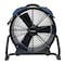 Xpower Industrial High Temperature Axial Air Mover W/ Power Outlets and 3 hr Timer, 1/3 HP, 3600 CFM, 2.8 Amps, Variable Speed X-48ATR - alternate 5
