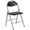 Flash Furniture Folding Chair, Black Vinyl, 31.5" H YB-YJ806H-GG - alternate 9