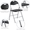 Flash Furniture Folding Chair, Black Vinyl, 31.5" H YB-YJ806H-GG - alternate 3