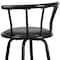 Flash Furniture Swivel Barstool, Mtl, Crown Back, Blk Seat YB-Y-J909-KD-GG - alternate 9