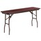 Flash Furniture Rectangle Training Table, Laminate Top, Wood Grain YT-1860-MEL-WAL-GG - alternate 7