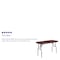 Flash Furniture Rectangle Folding Table, Laminate Top, Wood Grain YT-2448-MEL-WAL-GG - alternate 6