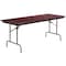 Flash Furniture Rectangle Folding Table, Laminate Top, Wood Grain YT-3072-MEL-WAL-GG - alternate 6