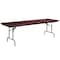 Flash Furniture Rectangle Folding Table, Laminate Top, Wood Grain YT-3096-HIGH-WAL-GG - alternate 4