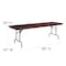 Flash Furniture Rectangle Folding Table, Laminate Top, Wood Grain YT-3096-MEL-WAL-GG - alternate 8