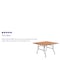Flash Furniture Square Folding Table, Wood Top, Wood Grain YT-WFFT48-SQ-GG - alternate 3