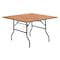 Flash Furniture Square Folding Table, Wood Top, Wood Grain YT-WFFT48-SQ-GG - alternate 2