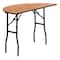 Flash Furniture Half Round Folding Table, Wood Top, Wood Grain YT-WHRFT48-HF-GG - alternate 7