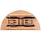 Flash Furniture Half Round Folding Table, Wood Top, Wood Grain YT-WHRFT48-HF-GG - alternate 9