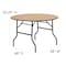 Flash Furniture Round Folding Table, Wood Top, Wood Grain YT-WRFT48-TBL-GG - alternate 4