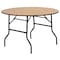 Flash Furniture Round Folding Table, Wood Top, Wood Grain YT-WRFT48-TBL-GG - alternate 3