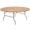 Flash Furniture Round Folding Table, Wood Top, Wood Grain YT-WRFT72-TBL-GG - alternate 2