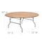 Flash Furniture Round Folding Table, Wood Top, Wood Grain YT-WRFT72-TBL-GG - alternate 3