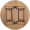Flash Furniture Round Folding Table, Wood Top, Wood Grain YT-WRFT72-TBL-GG - alternate 9