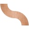 Flash Furniture Serpentine Serpentine Wood Table, 65"x24", 24" W, 48" L, 30.25" H, Wood Top, Wood Grain YT-WSFT48-24-SP-GG - alternate 6