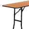 Flash Furniture Rectangle Training Table, Wood Top, Wood Grain YT-WTFT18X96-TBL-GG - alternate 8
