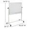 Flash Furniture White Board, 45.25W x 54.75H YU-YCI-001-GG - alternate 7