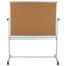 Flash Furniture Cork/Marker Board, 53"W x 62.5"H YU-YCI-003-CK-GG - alternate 7