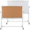 Flash Furniture Cork/Marker Board, 62.5"W x 62.25"H YU-YCI-004-CK-GG - alternate 2