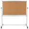 Flash Furniture Cork/Marker Board, 62.5"W x 62.25"H YU-YCI-004-CK-GG - alternate 7