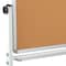 Flash Furniture Cork/Marker Board, 62.5"W x 62.25"H YU-YCI-004-CK-GG - alternate 5